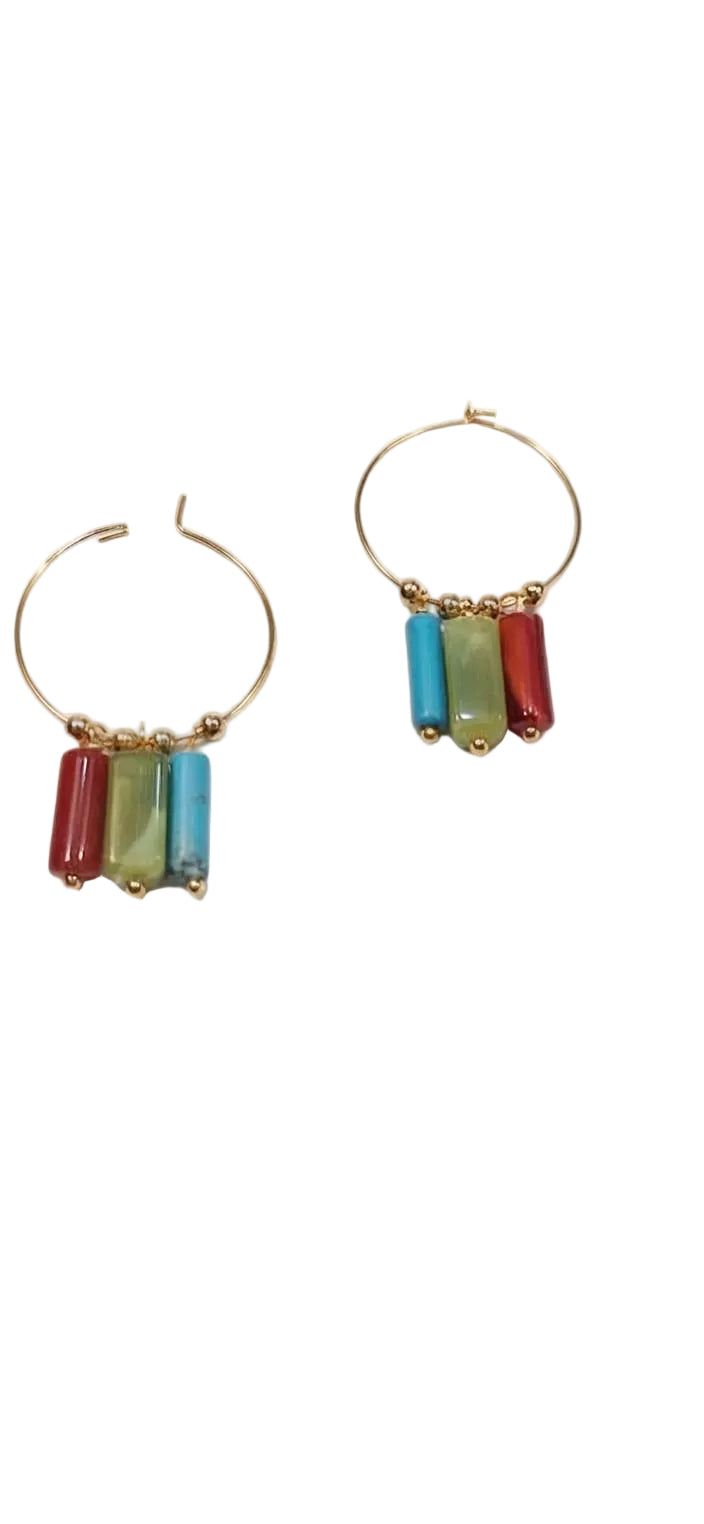 Aro acero multicolor