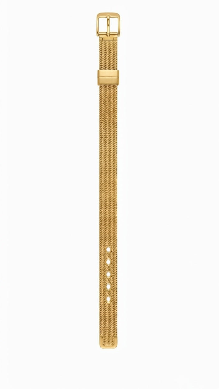 Pulsera Malla Correa Dorada