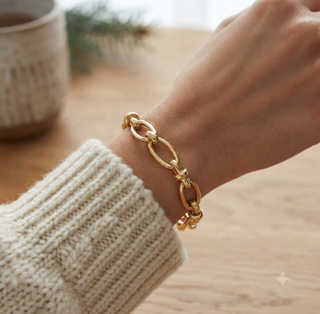 Pulsera eslabones ovalados