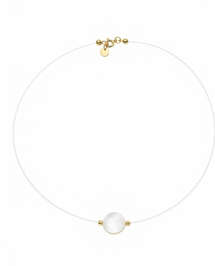 Gilded Baroque Pearl Strand Necklace