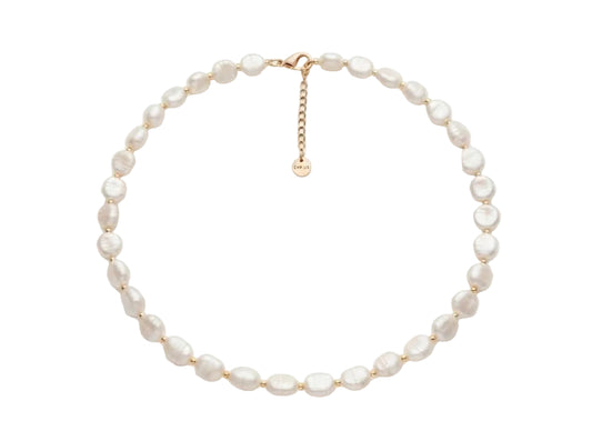 Collar Perlas Moneda
