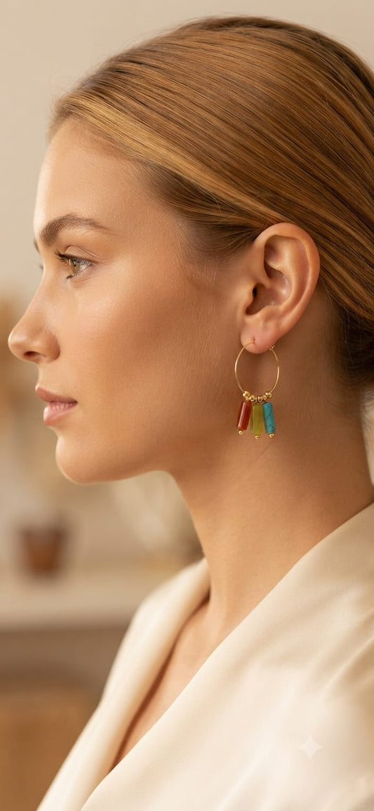 Multicolor steel hoops